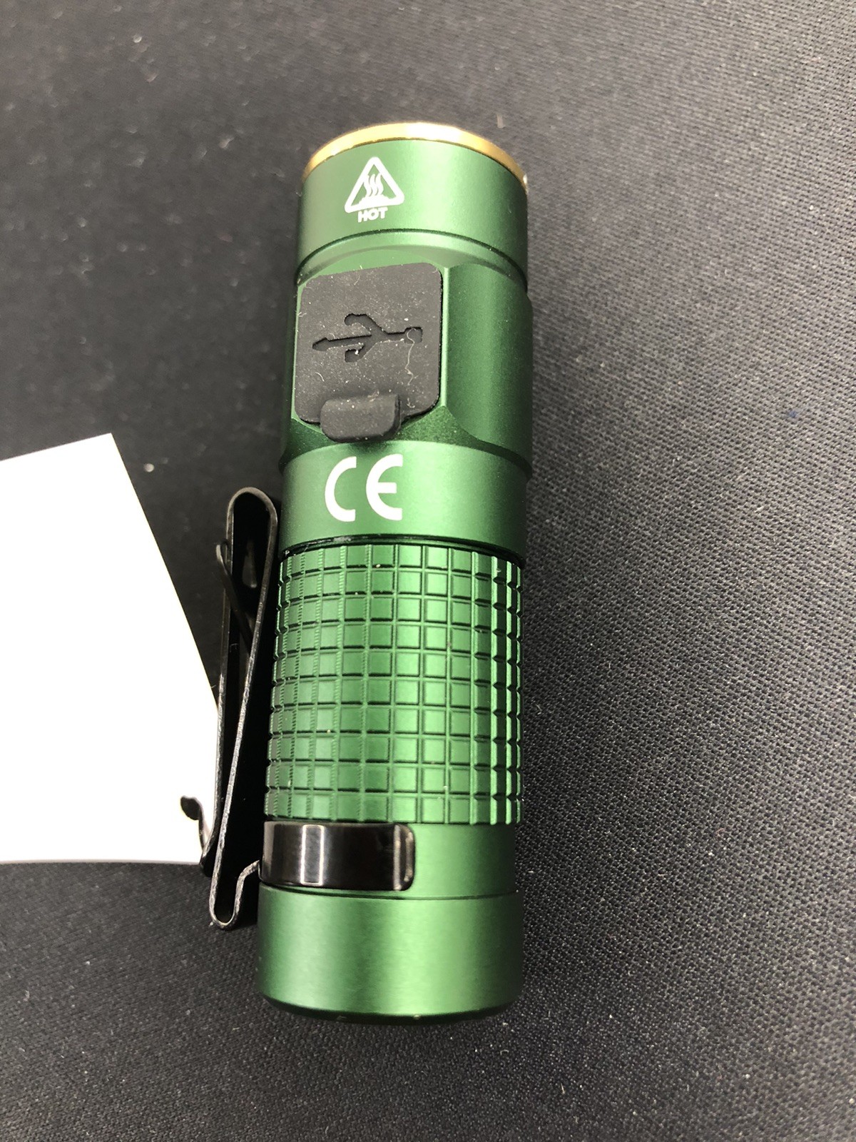 Nicron C1 Rechargeable Pocket Flashlight EDC 1200lm 90h 56g Type-C Port Open Box