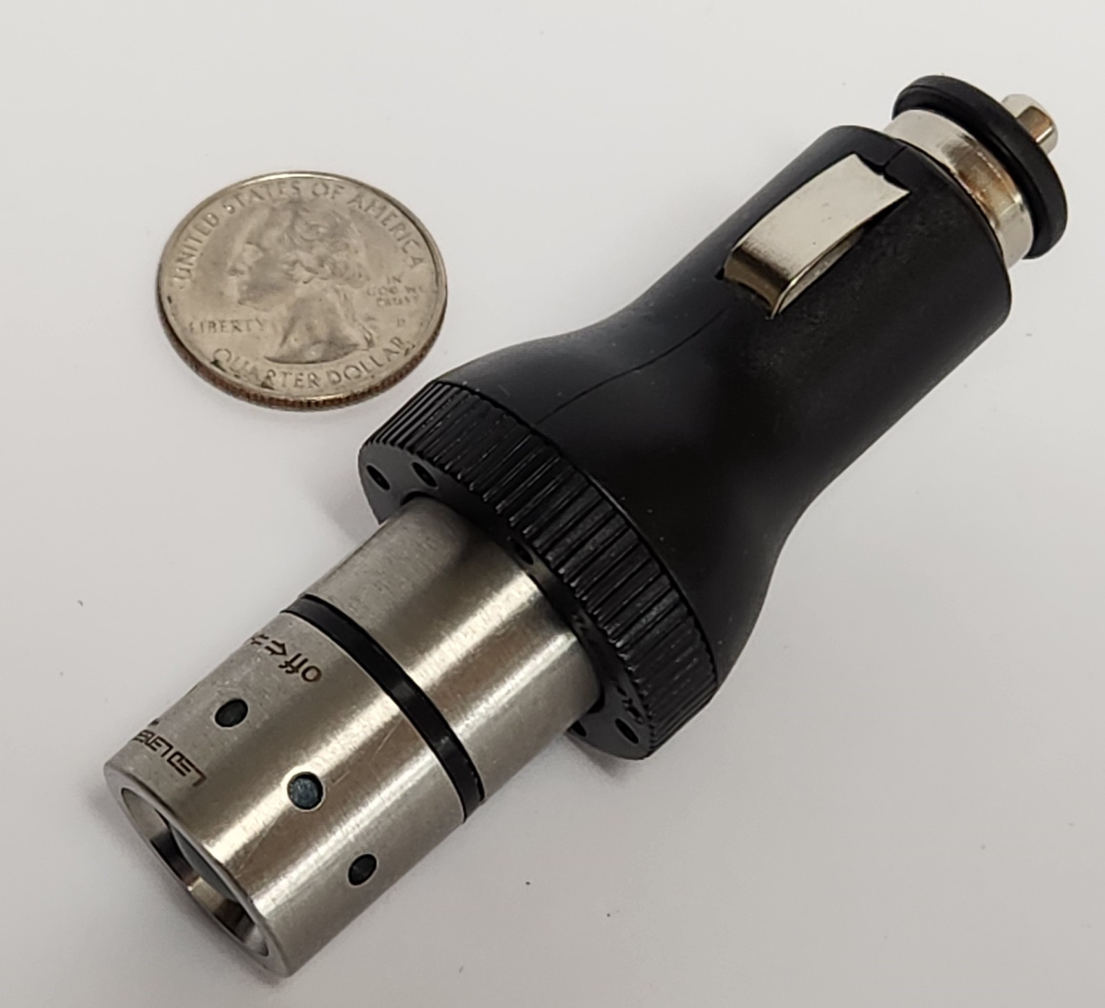 2 Pack LED LENSER AUTOMOTIVE LED Mini Flashlights – Charges in 12V Aux Outlet