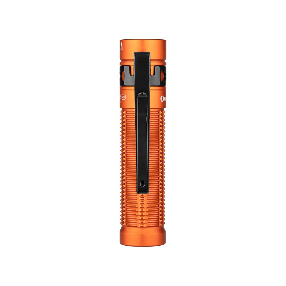Olight Baton 3 Pro Orange Rechargeable Flashlight, 1500Lu, Cool White