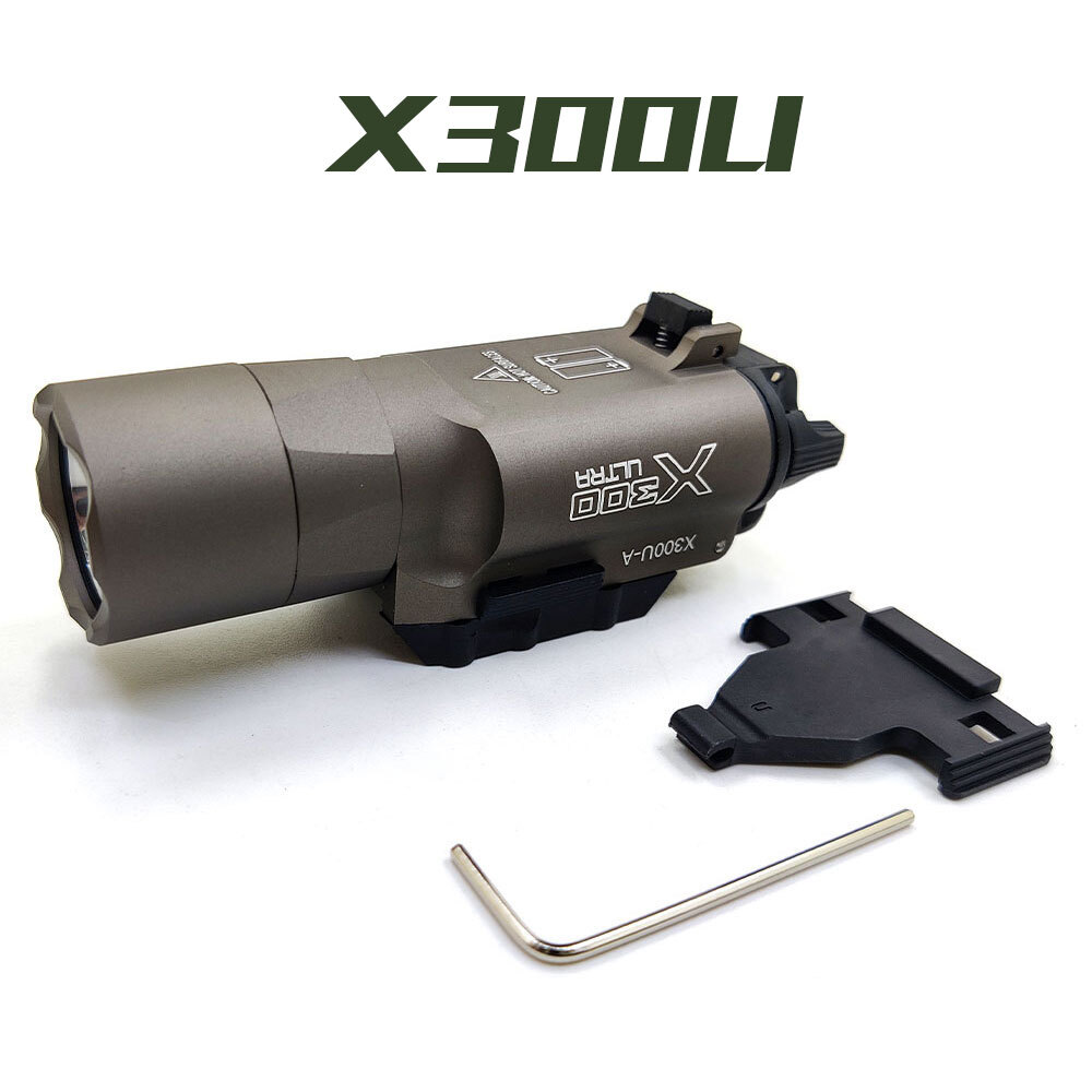 Hunting X300U LED Gun Weaponlight Metal For Pistol X300 Ultra fit Picatinny Rail