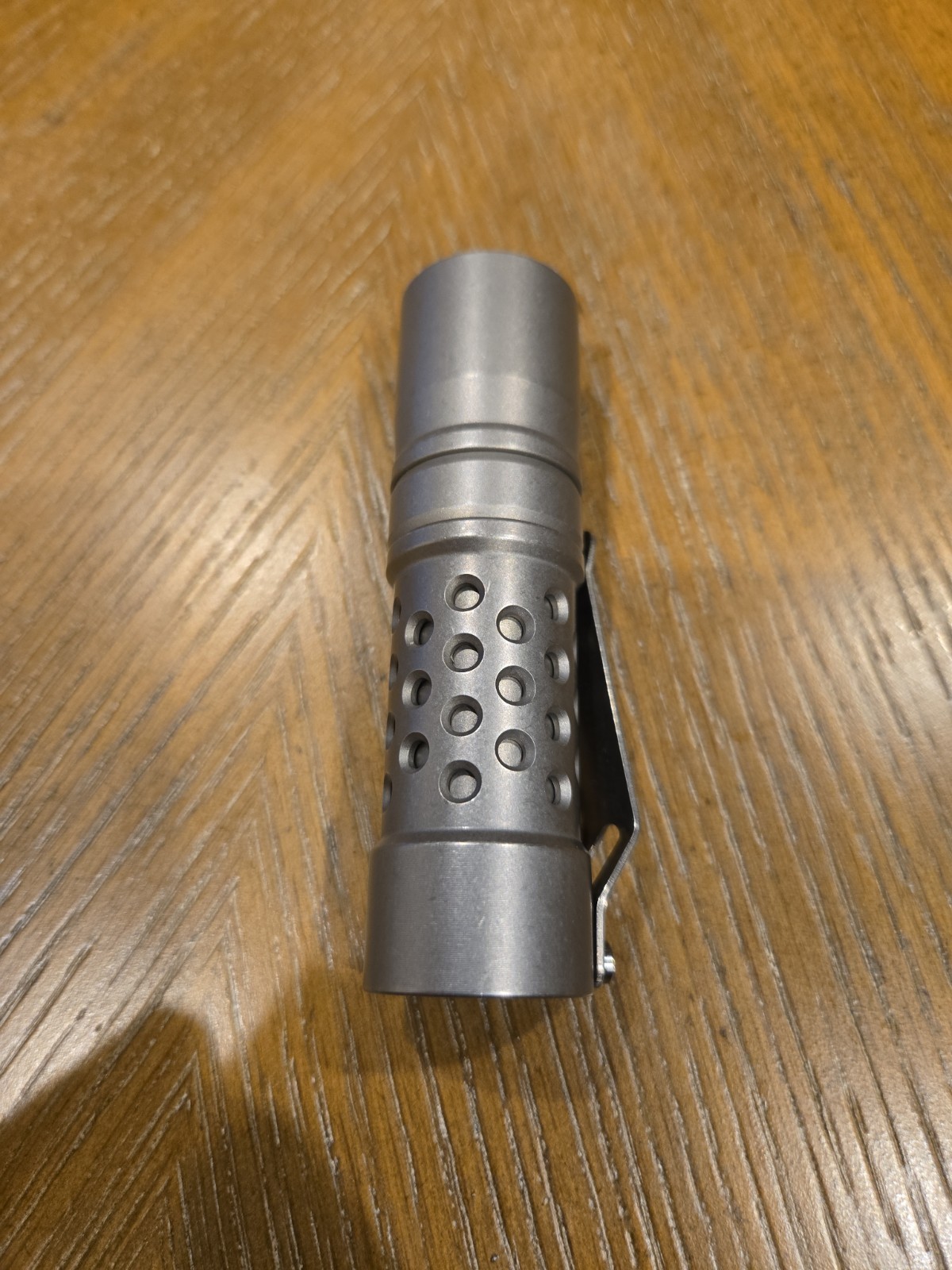 Barrel Flashlight Company M2JN Titanium Flashlight