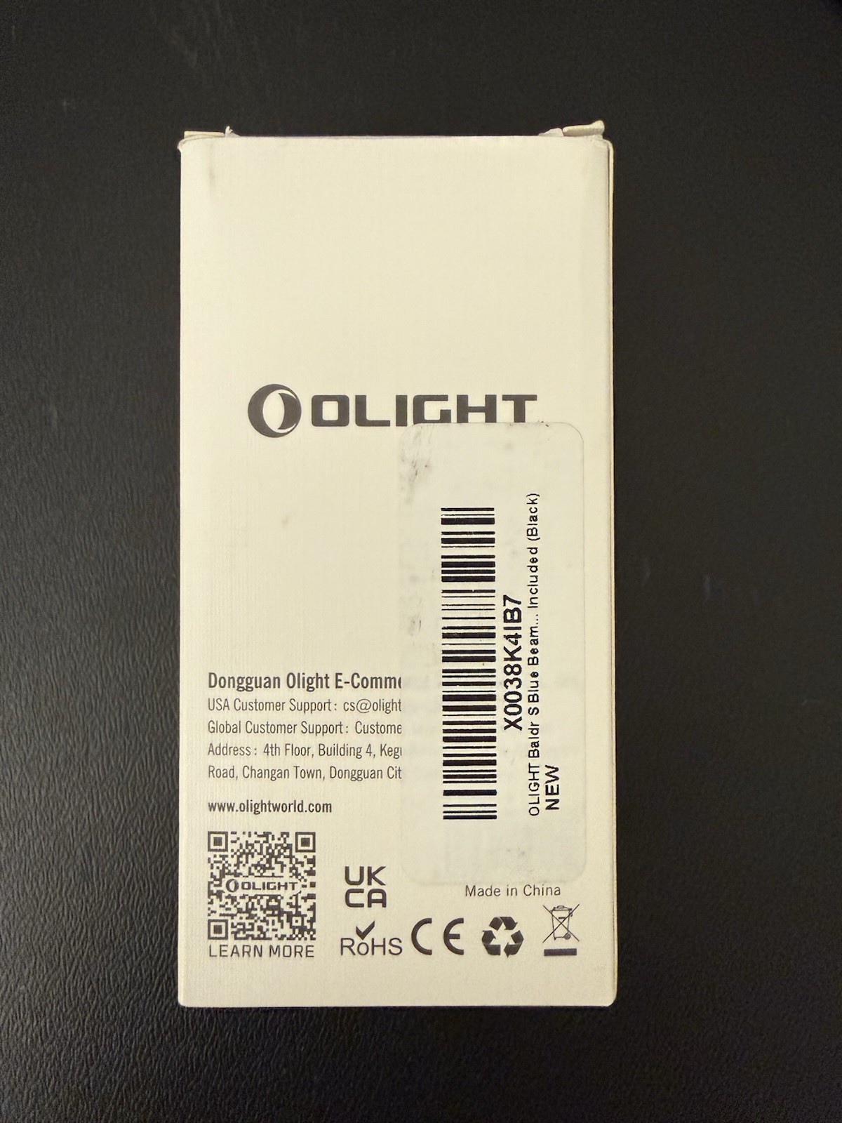 OLIGHT Baldr S BL 800 Lumens LED, Compact Rail Mounted Light with Blue Beam NEW