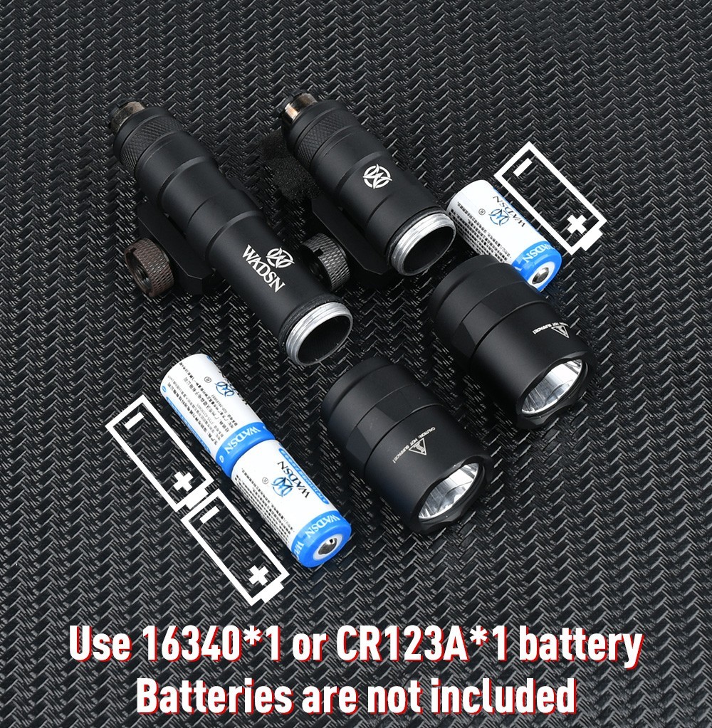 WADSN Metal Tactical M300C Weapon Light M600U White LED Flashlight Hunting Lamp