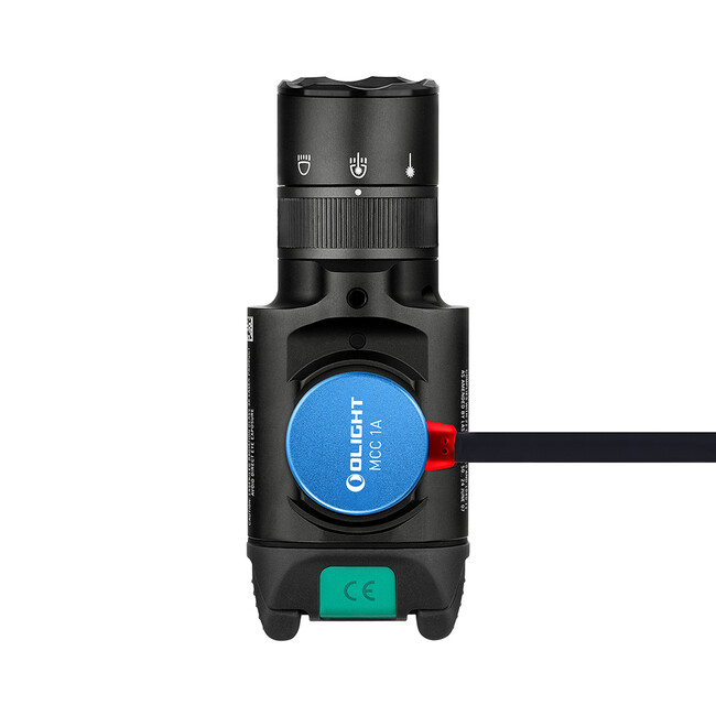 Olight Baldr Pro R Rechargeable Light, LED/Green Laser, 1350 Lumens
