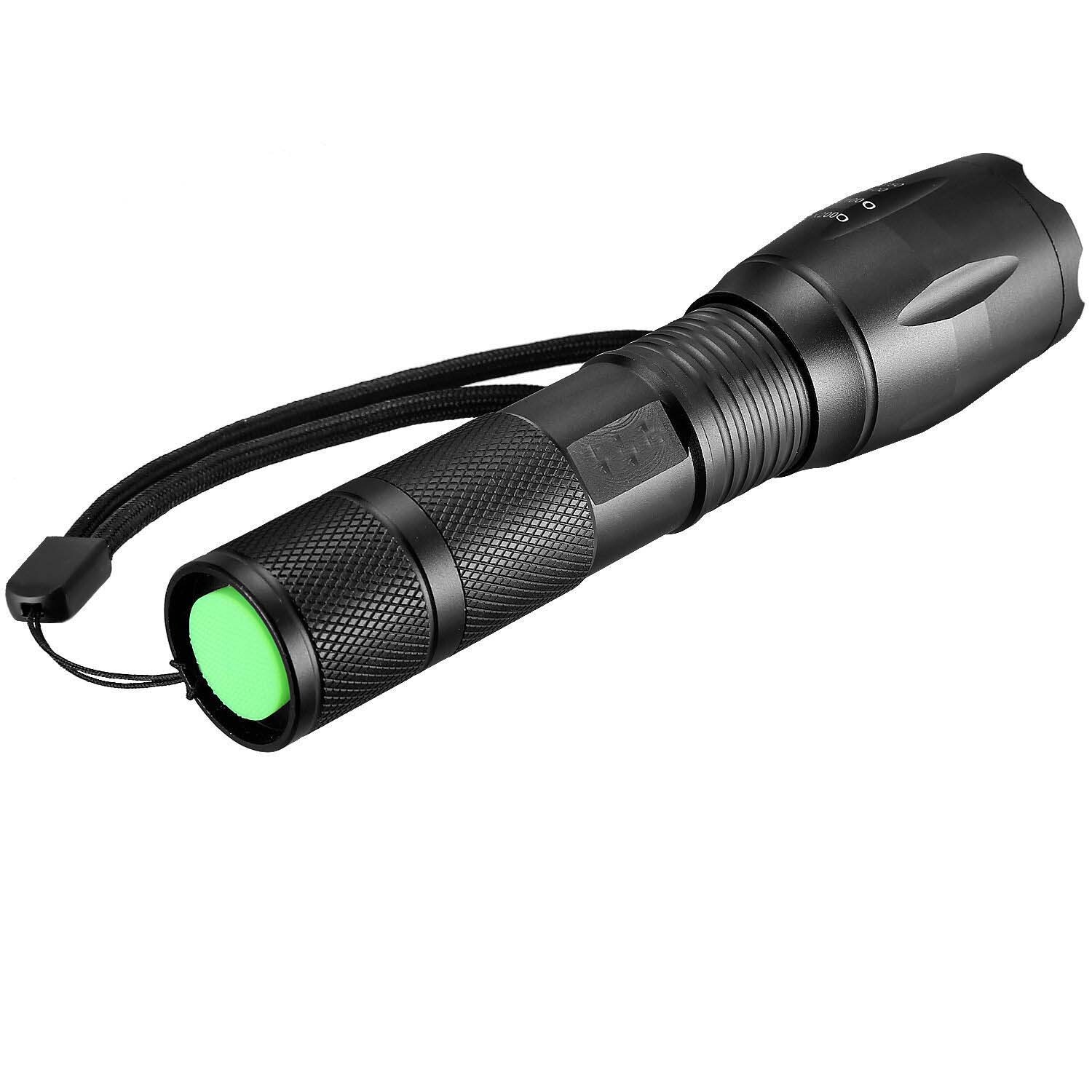 5 Modes LED Flashlight Zoomable Focus Torch Lamp USA