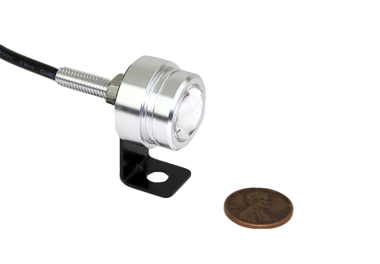 1 Watt Cool White Tiny LED Spotlight, High Power, 1 Diameter, 100 Lumen, 12V