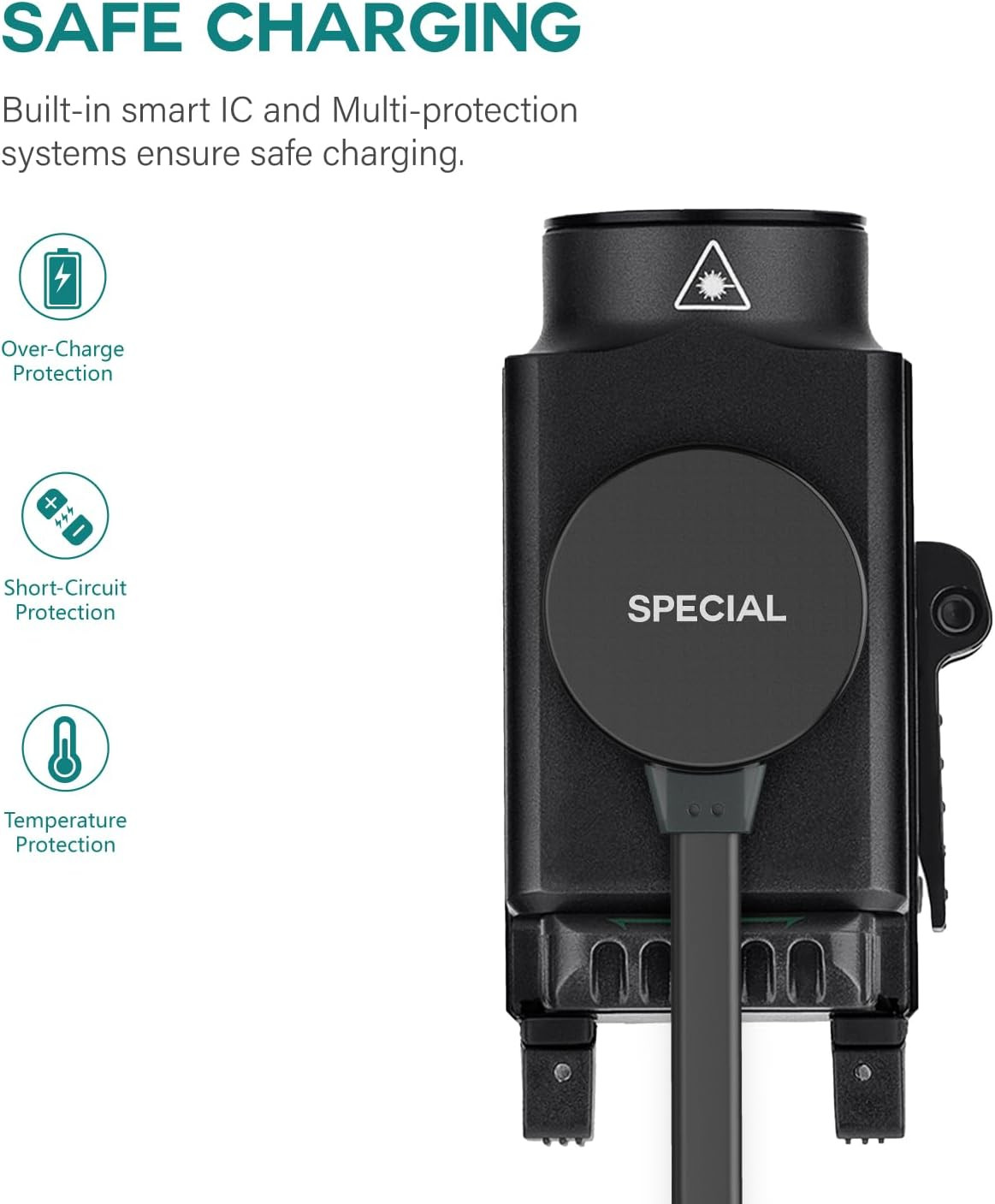 MCC S Magnetic Charging Cable Only Compatible with Olight Flashlight Baldr RL Mi