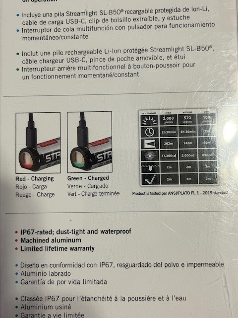 Streamlight Protac 2.0 2000 Lumens Flashlight – 89000