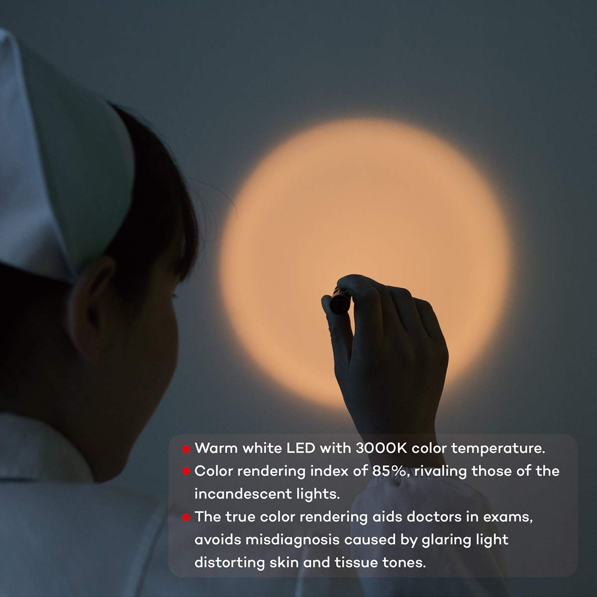 Weltool M6-Dr Diagnostic Medical Penlight No-Glare for Doctor M6-Dr,