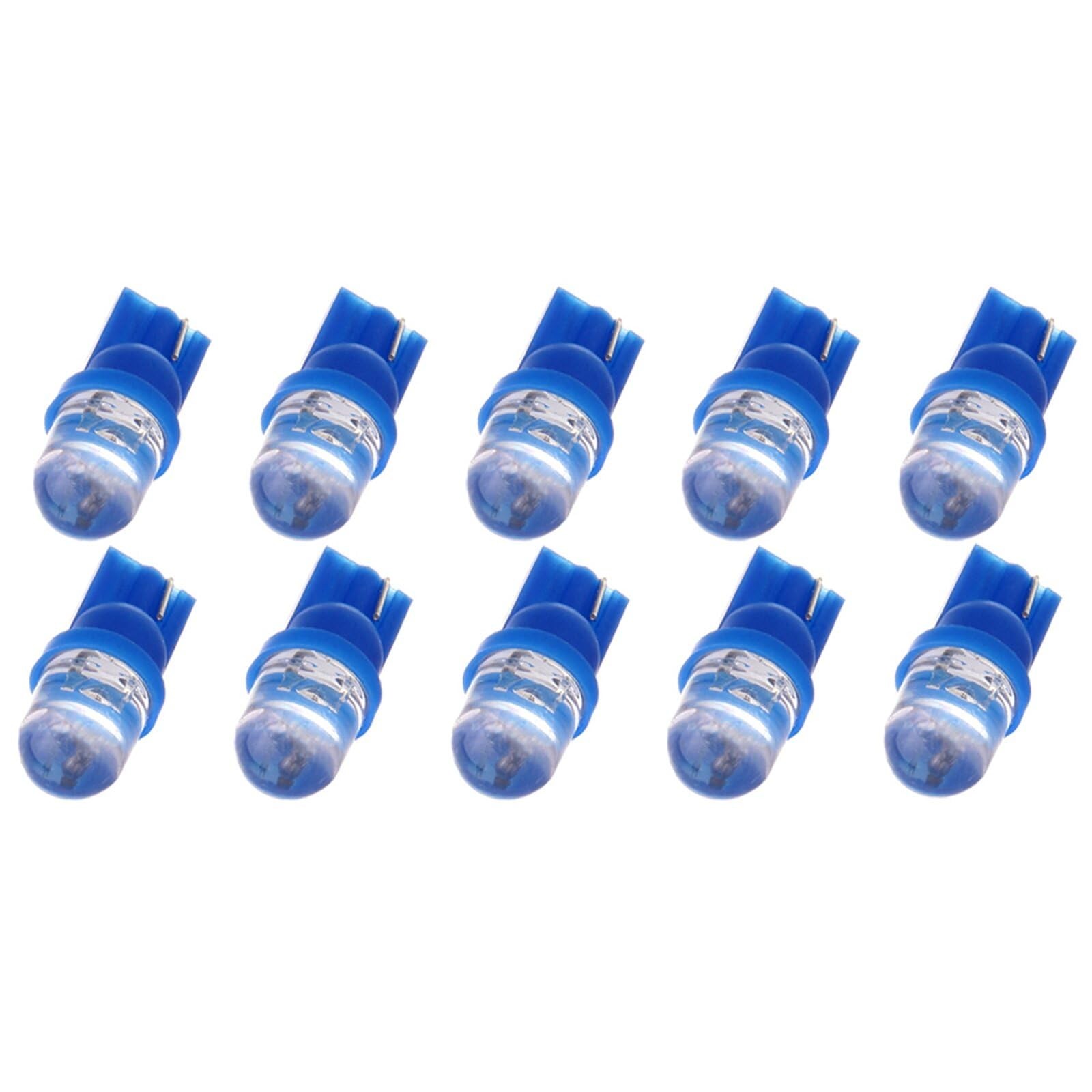 cciyu 10pcs T10 194 168 2825 Wedge SMD Led Bulbs Instrument Cluster Clear