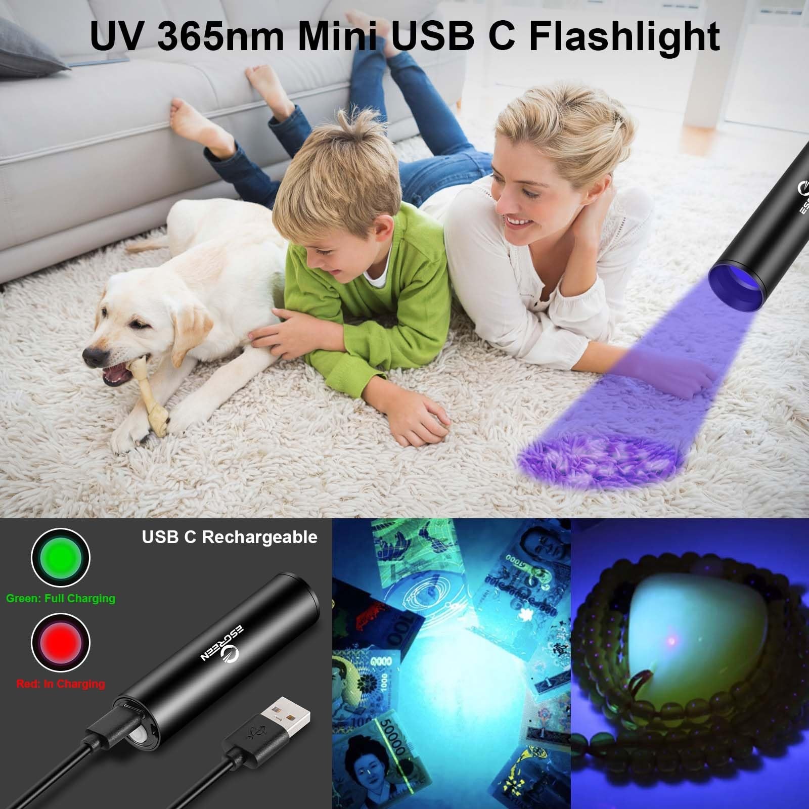 Rechargeable Flashlights 100000 High Lumens, Long Range 5000Ft, Super Bright LED