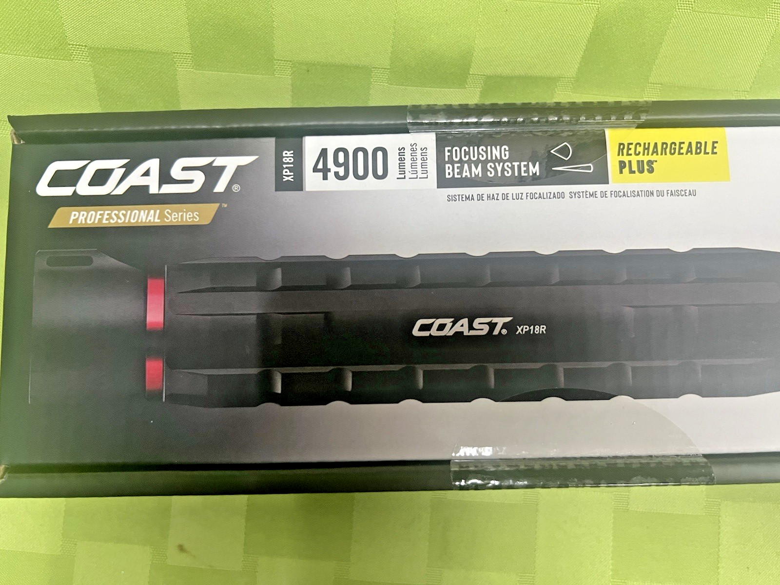 Coast Professional Series XP18R 4900 Lumens Hybrid Rechargeable LED 347 M NEW