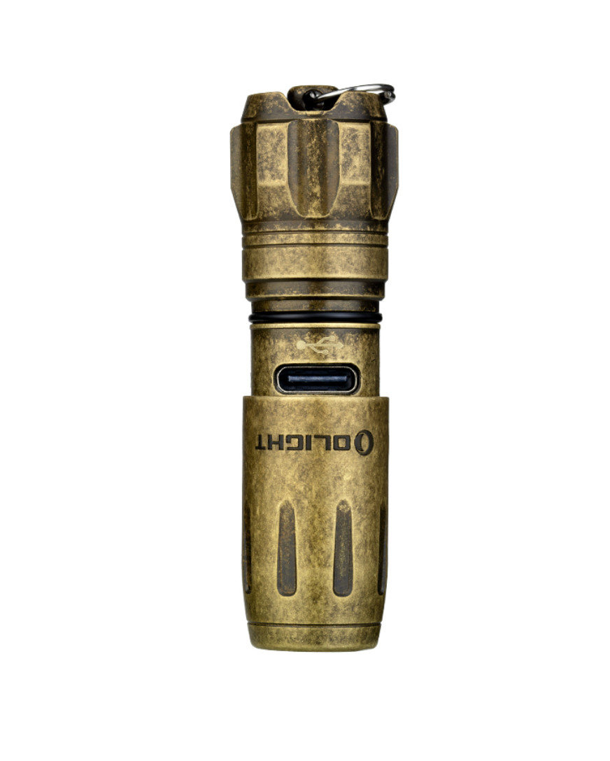 Olight i18 Brass Limited Edition – 18th Anniversary Edition Keychain Flashlight