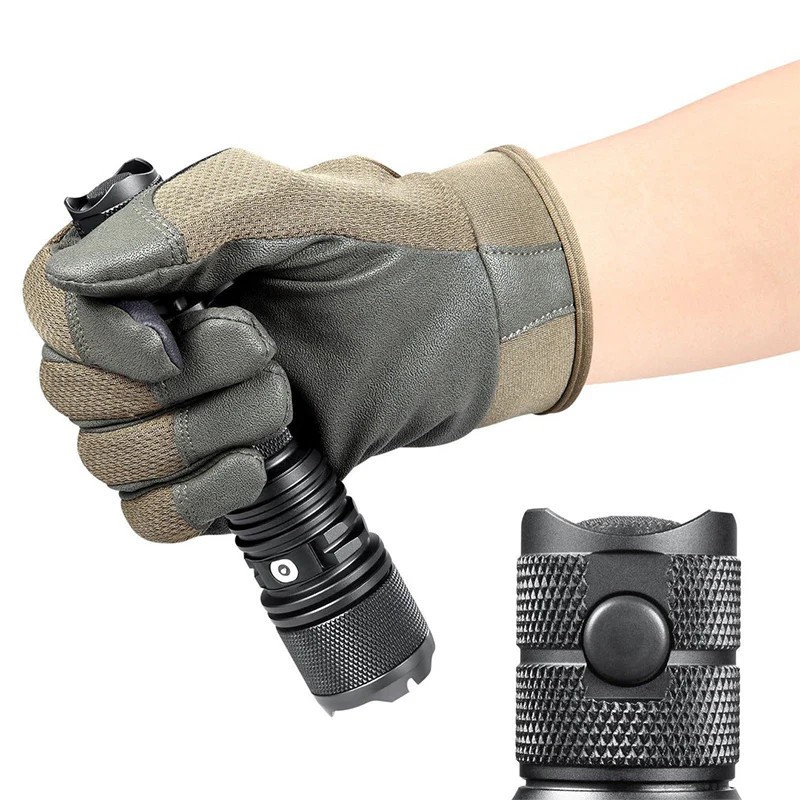 PowerTac Warrior GEN5-LT Long Throw 3050 Lumen 480 Meter Flashlight with Holster