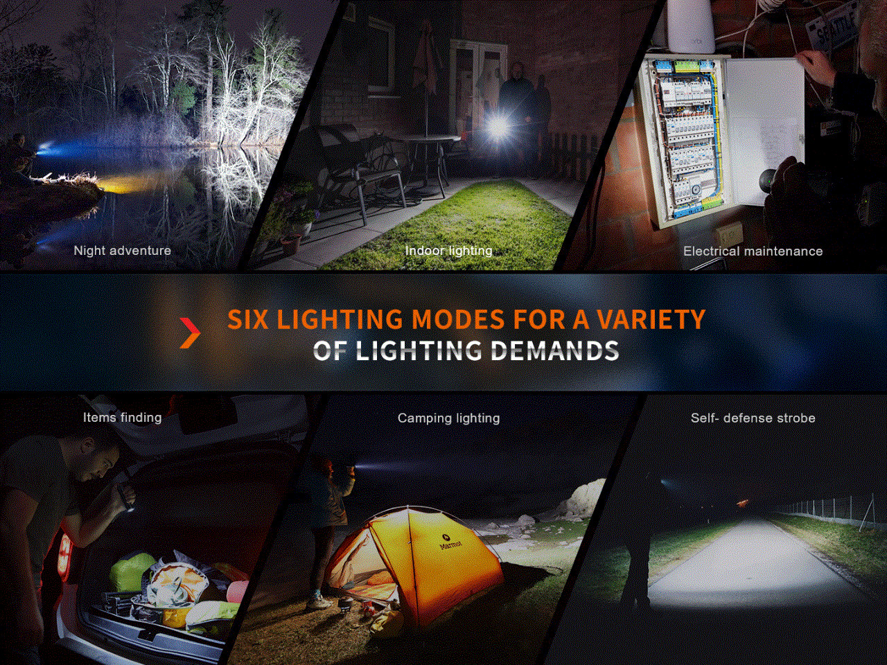 Fenix E35R 3100 Lumen USB Rechargeable LED EDC Flashlight w/battery, cable, case