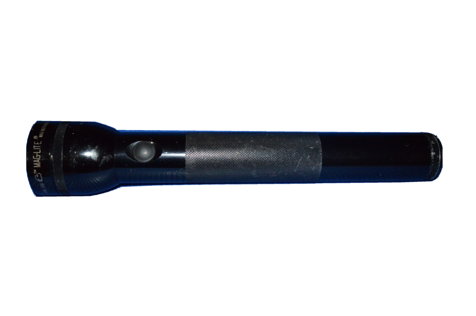 Mag-Lite Black Flashlight Mag Instrument Ontario California Engrave Writing