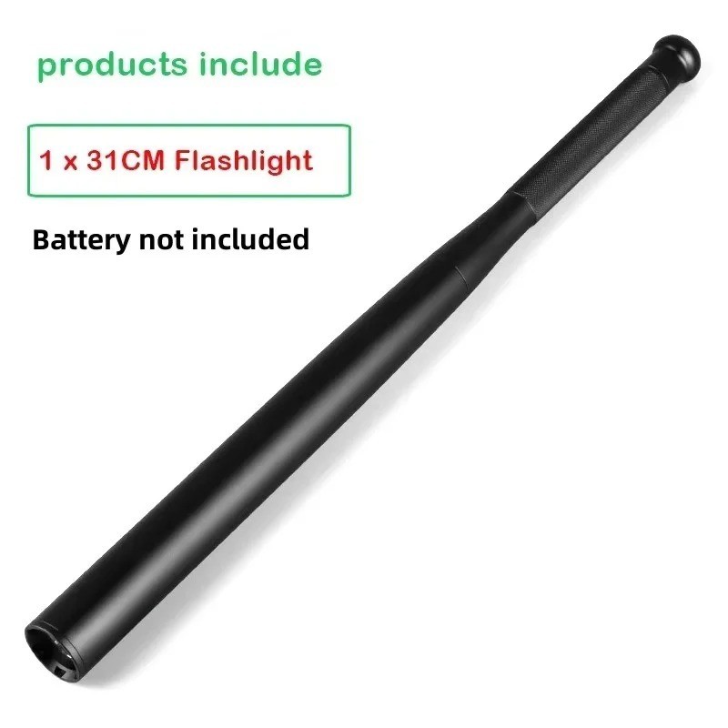 LED Flashlight Waterproof Super Bright Baton Aluminium Alloy Torch