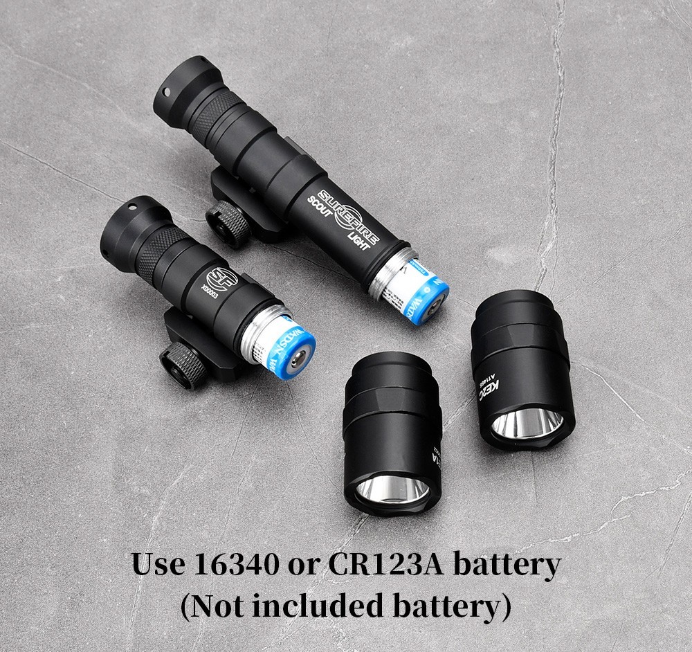 SureFir M300C Mini Scout Light M600U Tactical Flashlight Aluminum LED M600 Lamp