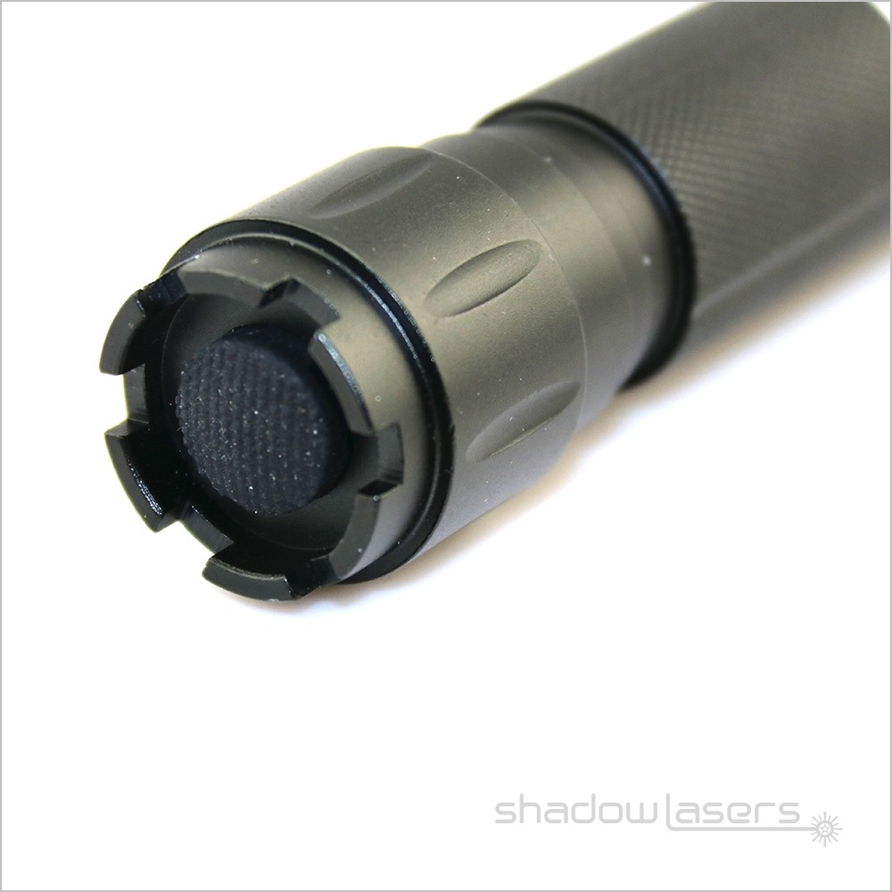 Adjustable Focus 450nm Blue Flashlight Aluminum Visible Beam+Charger+Gift Box US