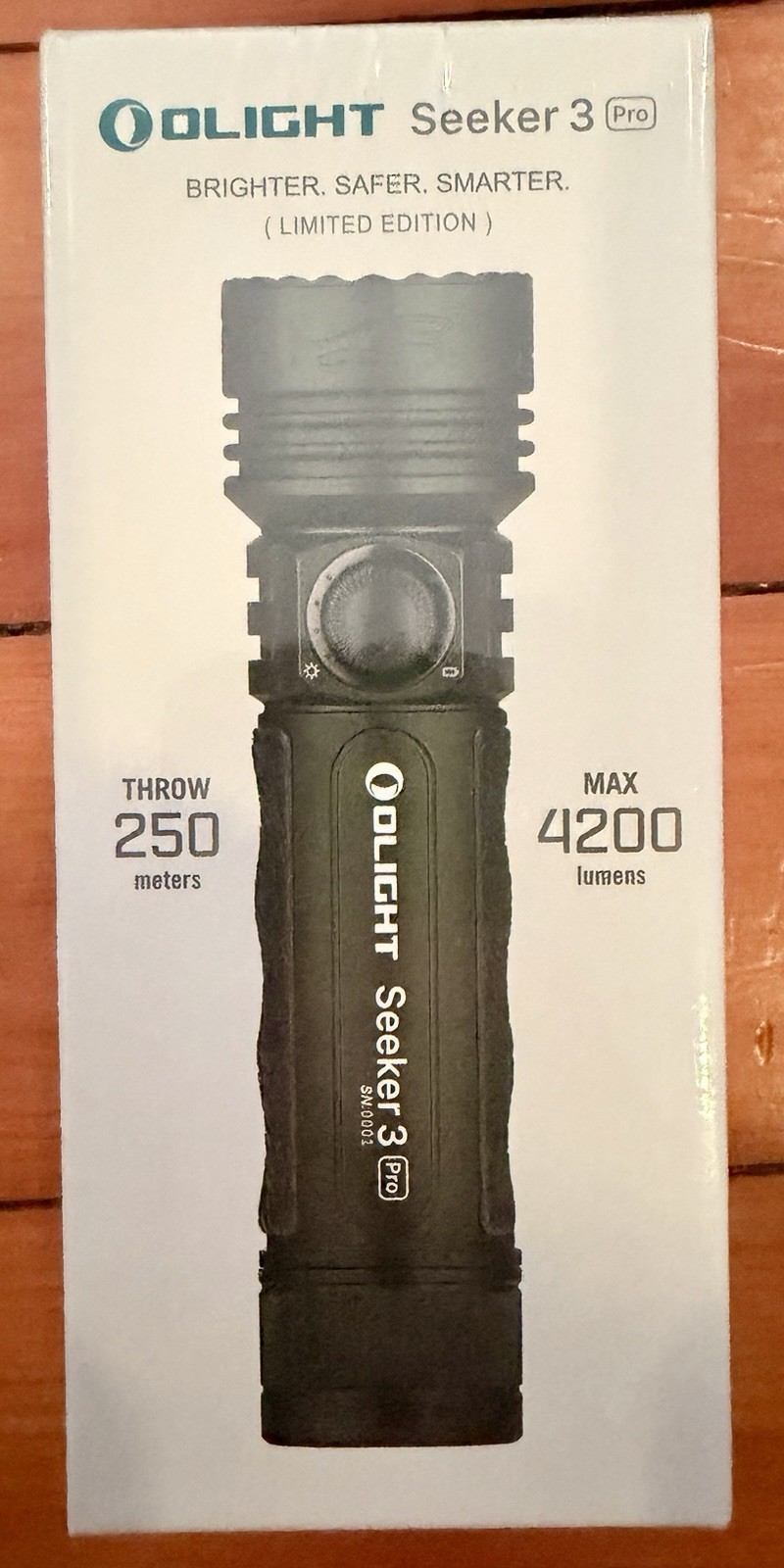 Olight Seeker 3 Pro OD Green (Shark) Recharge Waterproof Flashlight 4200 Lm EDC