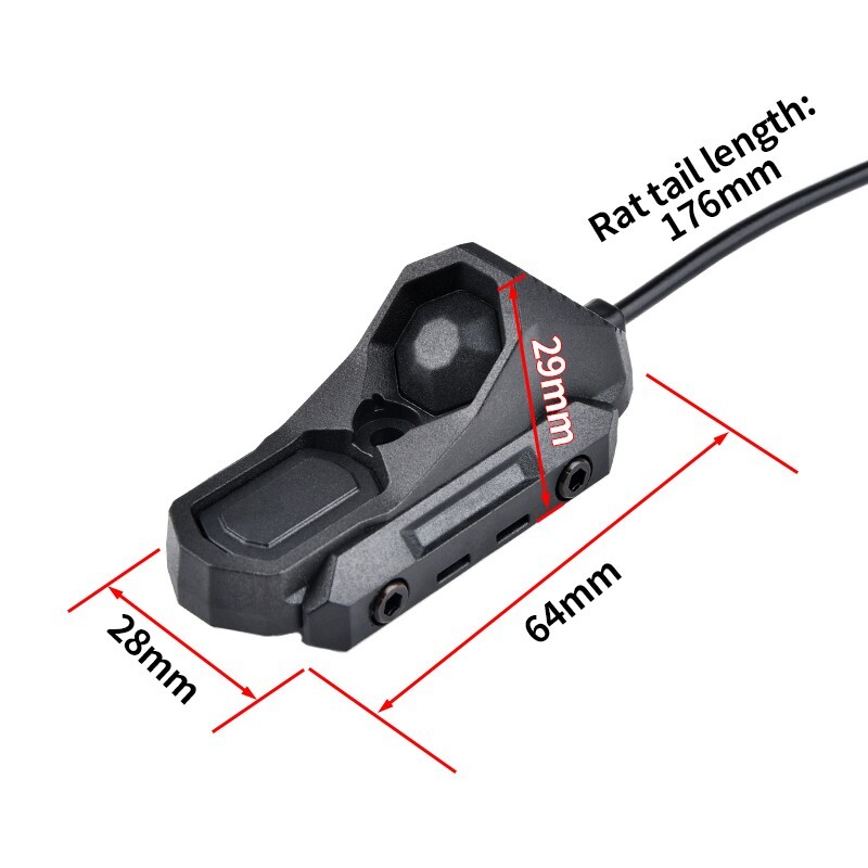 M300A M600C Scout Flashlight LED+Axon Switch Tactical Hunting Outdoor Lamp