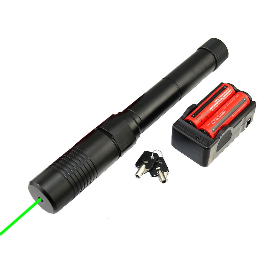 Aluminium THGX1 520nm Adjustable Focus Green Handheld Flashlight Visible Beam US
