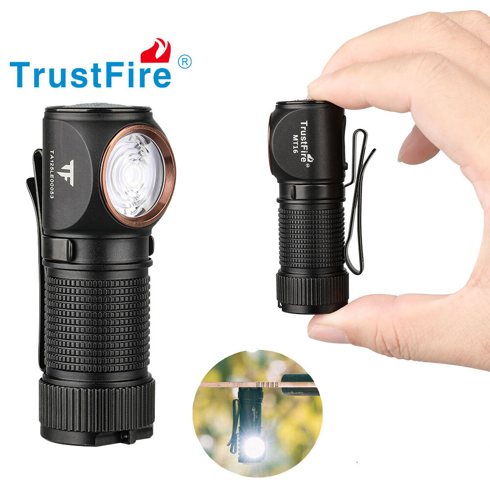 TrustFire 1050 Lumen Rechargeable LED Flashlight Mini Magnetic EDC Work Light US