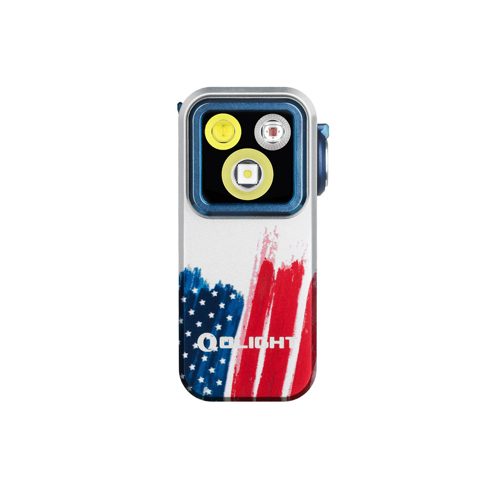 Olight Oclip Pro Stars & Stripes Edition 500 Lumens Clip on Flashlight