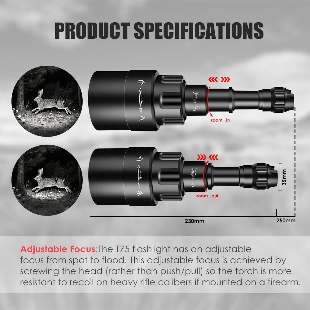 1605 850nm Ir Illuminator Flashlight Lights For Night Vision Zoomable Infrared F