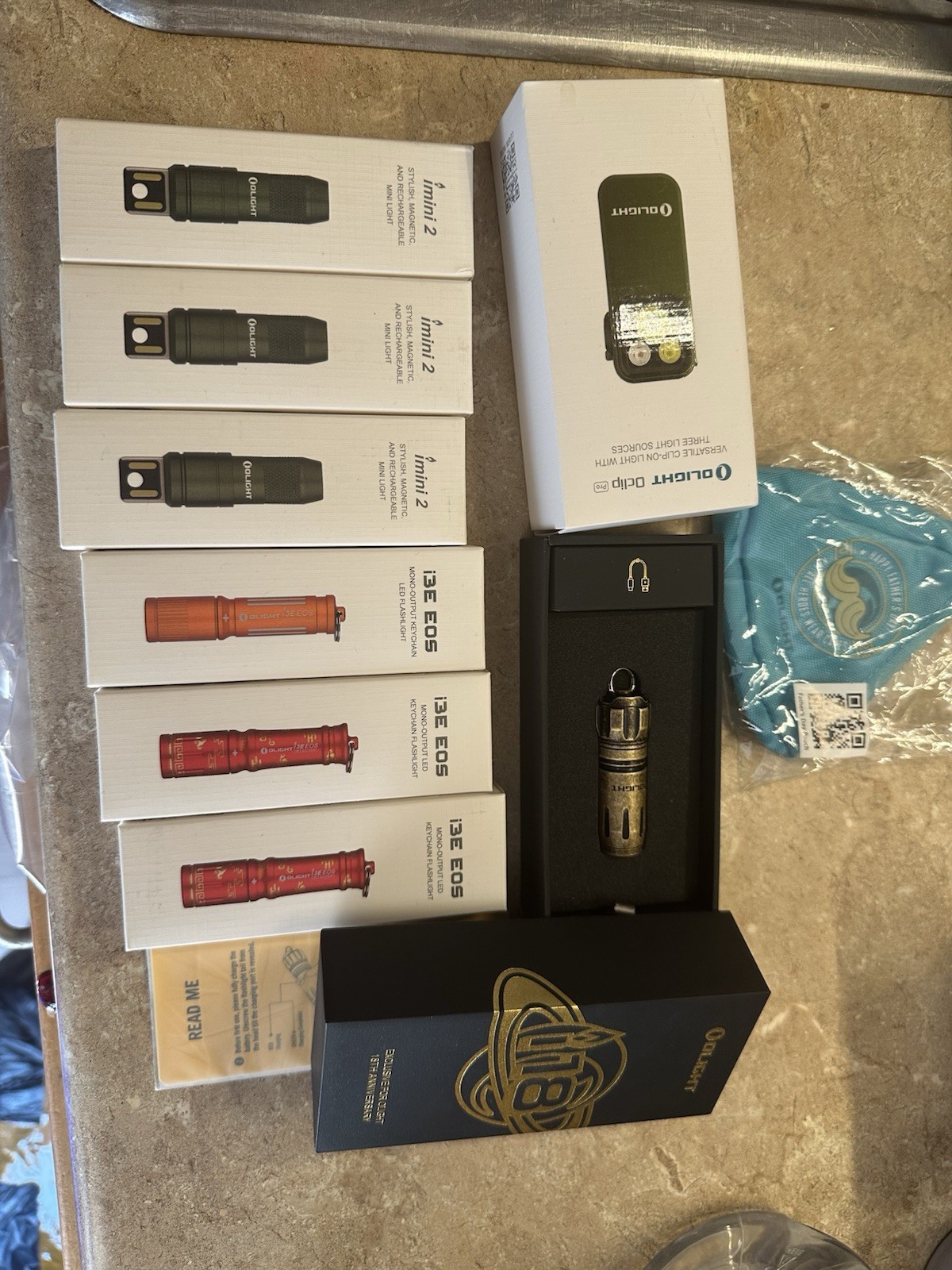 Olight Flash Light Collection 8 New Pieces And Some Rare Pieces