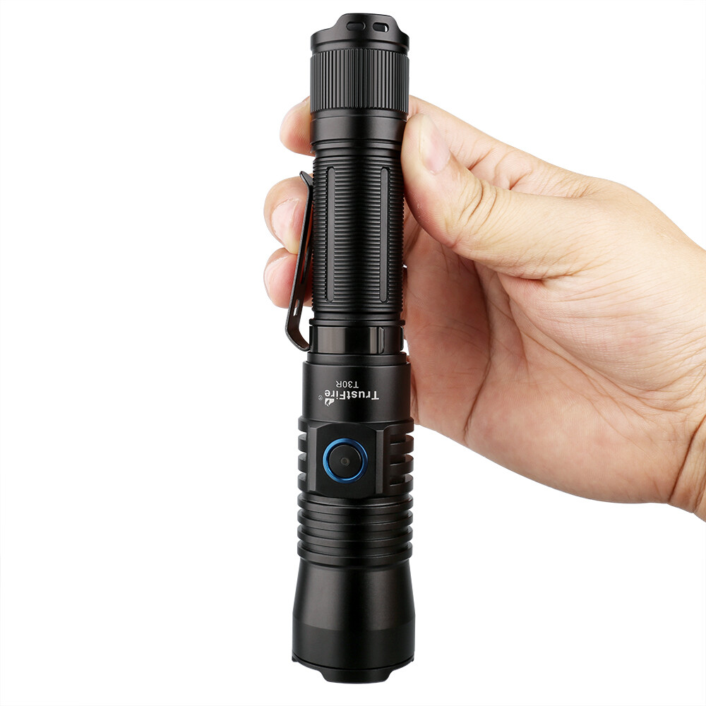 TrustFire T30R Tactical 1100Meter White Light LEP Flashlight LEP Torch 460LM US
