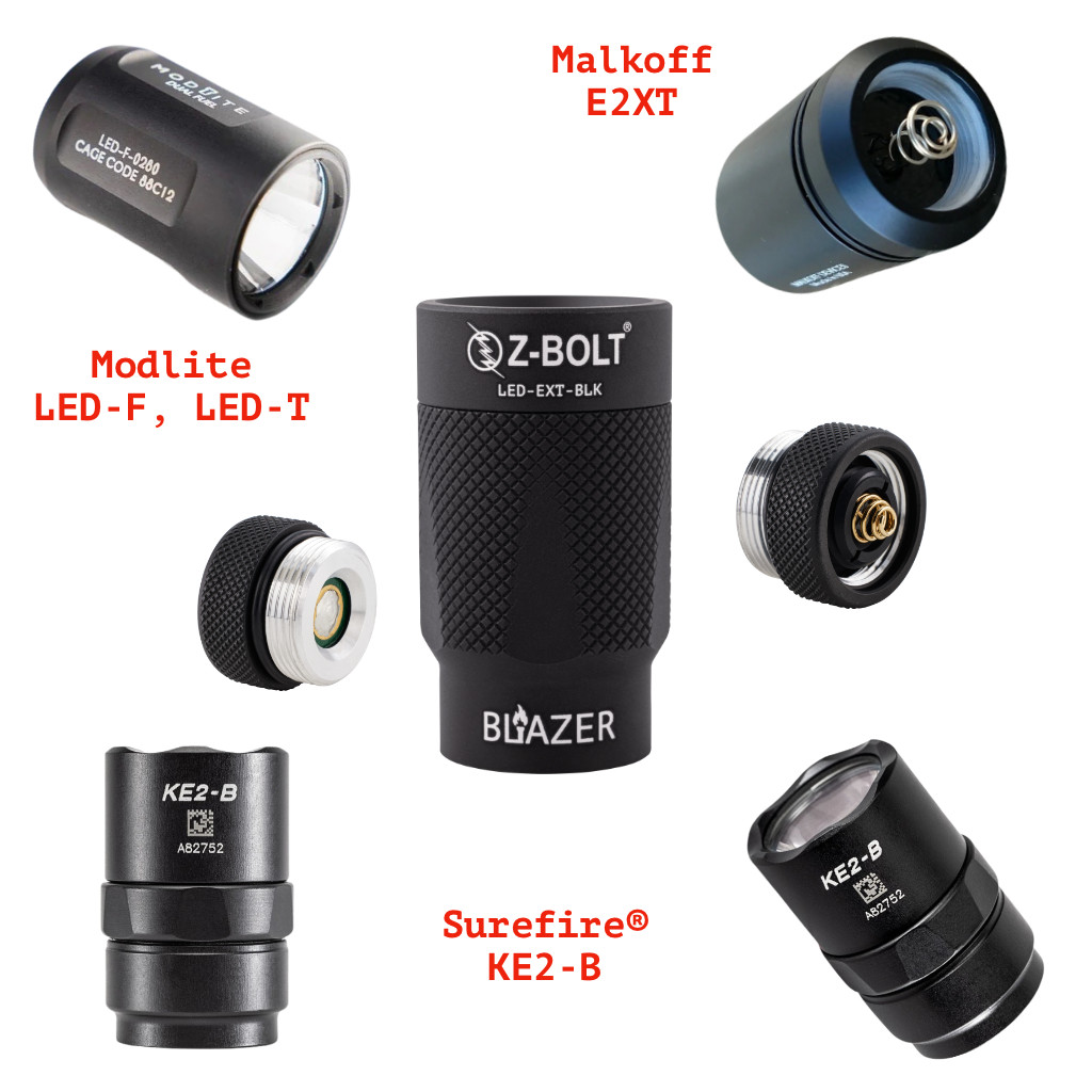 LED Light Heads, 3x Colors, Scout Compatible