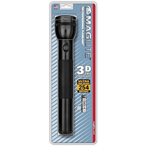Handheld Flashlight 3 D Cell 45 Lumens 254 Meter Beam Adjustable Focus Indoor