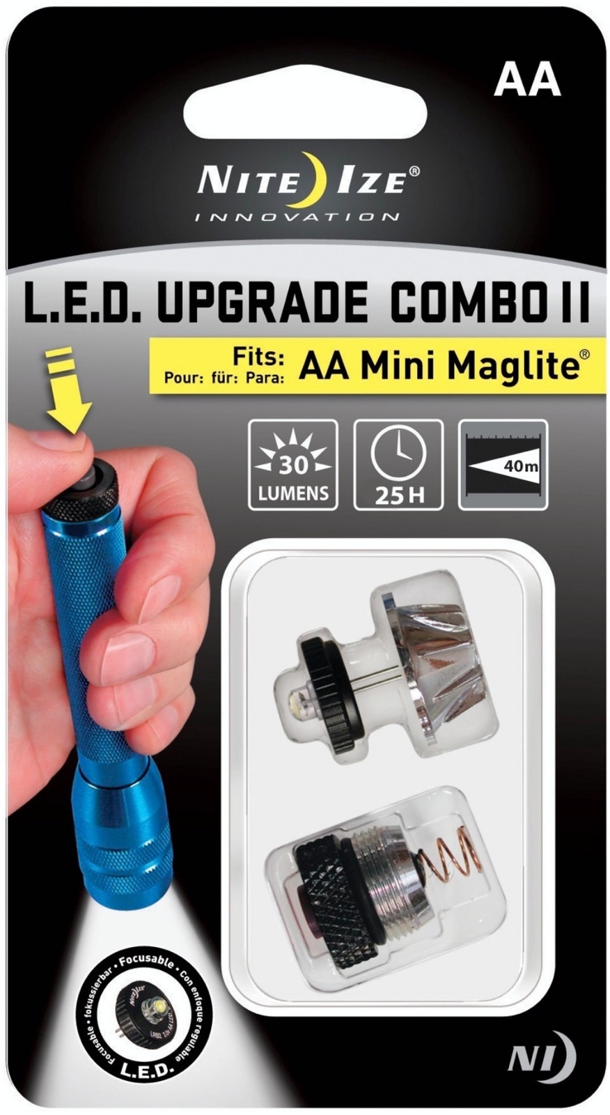 Nite Ize LED Upgrade Combo II Fits AA Mini Maglite