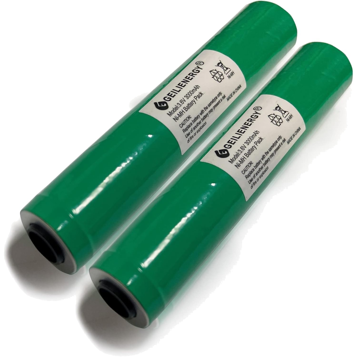 High-Capacity 3.6V 3000mAh Ni-MH Batteries for Streamlight Flashlights – 2 Pack