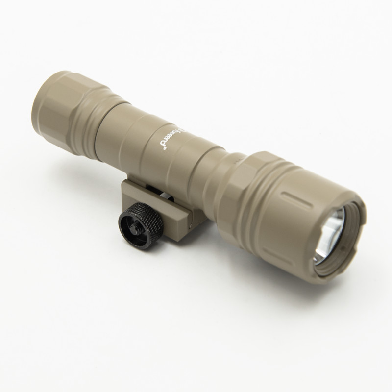 FL12W Tactical Flashlight MAX 1200 Lumens 3 Modes Push-button Tail Switch Rifle