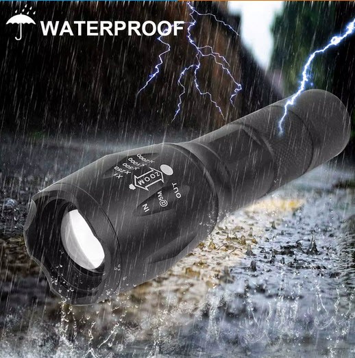 Ultra-Bright Flashlights Military Grade XML-T6 LED Tactical Flashlight