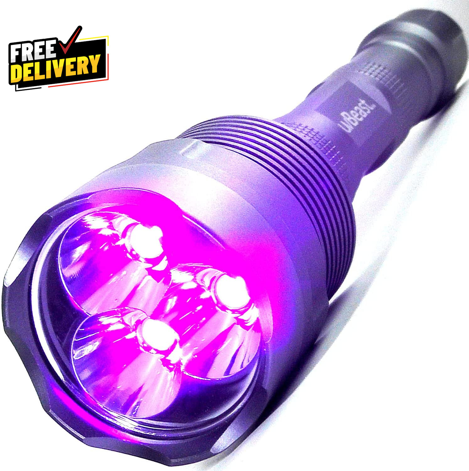 V3 385-395Nm Black Light UV Flashlight High Power Upgraded Triple Broad Band….