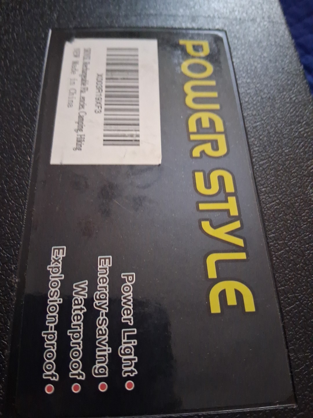 Power Style Flashlight Battery Charger USB Rechargeable Battery LED Flashlight